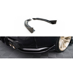 MAXTON DESIGN rear side splitters for BMW M4 G82, glossy black, V4