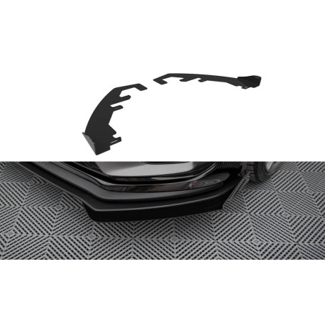 Body kit and visual accessories MAXTON DESIGN front flaps for Ford Fiesta ST Mk8 Facelift, glossy black | races-shop.com