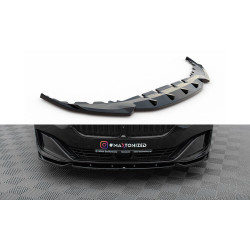 MAXTON DESIGN front splitter for BMW 7 G11 Facelift, glossy black, V1
