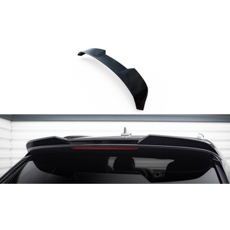 Body kit and visual accessories MAXTON DESIGN upper spoiler cap 3D for Bentley Bentayga Mk1, glossy black | races-shop.com