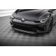Body kit and visual accessories Front Splitter V.7 Volkswagen Golf R Mk8 | races-shop.com
