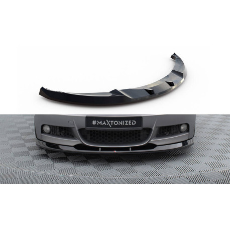 Body kit and visual accessories Front Splitter V2 BMW 1 M-Pack E82 | races-shop.com