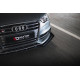 Body kit and visual accessories MAXTON DESIGN front flaps for Audi S3 / A3 S-Line Sedan 8V, glossy black | races-shop.com