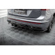Body kit and visual accessories MAXTON DESIGN central rear splitter for Volkswagen Tiguan Allspace R-Line Mk2 Facelift, glossy black | races-shop.com