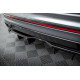Body kit and visual accessories MAXTON DESIGN central rear splitter for Volkswagen Tiguan Allspace R-Line Mk2 Facelift, glossy black | races-shop.com