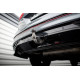 Body kit and visual accessories MAXTON DESIGN central rear splitter for Volkswagen Tiguan Allspace R-Line Mk2 Facelift, glossy black | races-shop.com