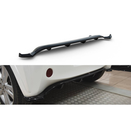 Body kit and visual accessories Central Rear Splitter (with vertical bars) Toyota IQ | races-shop.com