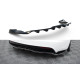 Body kit and visual accessories Central Rear Splitter (with vertical bars) V1 Tesla Model S Plaid Mk1 Facelift | races-shop.com