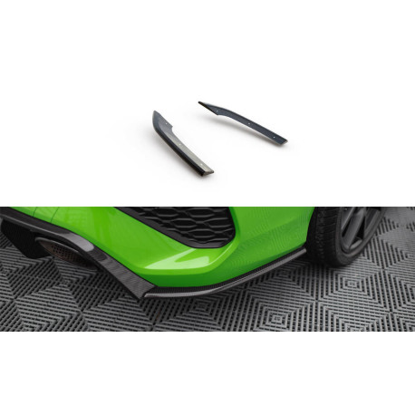 Body kit and visual accessories Carbon Fiber Rear Side Splitters V2 Audi RS3 Sedan 8Y | races-shop.com