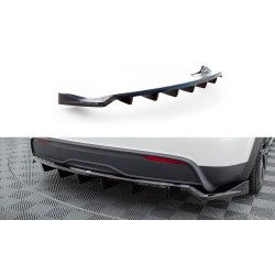 Central Rear Splitter (with vertical bars) Tesla Model X Mk1 Facelift