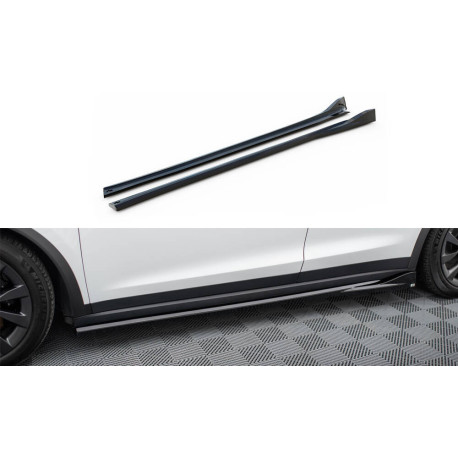 Body kit and visual accessories Side Skirts Diffusers Tesla Model X Mk1 Facelift | races-shop.com