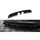 MAXTON DESIGN rear diffuser for Volkswagen Scirocco Mk3, glossy black, V2