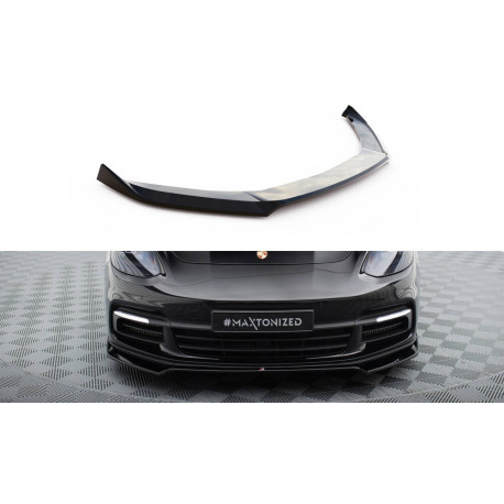 Body kit and visual accessories Front Splitter V2 Porsche Panamera E-Hybrid 971 | races-shop.com