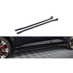 MAXTON DESIGN side skirts diffusers for BMW XM G09, glossy black