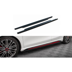 MAXTON DESIGN side skirts diffusers for Kia Ceed GT Mk3, glossy black