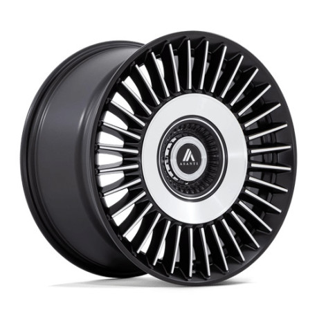 Asanti aluminum wheels Asanti Black ABL-40 TIARA wheel 22x9 5X108/5X114.3 72.56 ET38, Satin black | races-shop.com