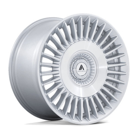 Asanti aluminum wheels Asanti Black ABL-40 TIARA wheel 20x10.5 5X112/5X114.3 72.56 ET40, Gloss silver | races-shop.com