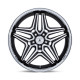 Asanti aluminum wheels Asanti Black ABL-46 DUKE wheel 22x9 5X115 72.56 ET15, Gloss black | races-shop.com