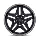 Asanti aluminum wheels Asanti Black ABL-46 DUKE wheel 22x9 5X120 74.1 ET15, Satin black | races-shop.com