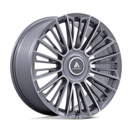 Asanti aluminum wheels Asanti Black AB049 PREMIER wheel 22x9.5 5X120/5X127 74.1 ET30, Anthracite brushed | races-shop.com