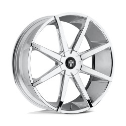 DUB S201 PUSH wheel 22x9.5 6X135/6X139.7 87.1 ET25, Chrome