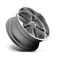 Foose aluminum wheels Foose F099 KNUCKLE wheel 17x8 5X114.3 72.56 ET1, Matte gunmetal | races-shop.com