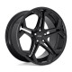 Foose aluminum wheels Foose F169 IMPALA wheel 20x9 5X114.3 72.56 ET35, Gloss black | races-shop.com