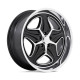 Foose aluminum wheels Foose F171 MERLOT wheel 22x10.5 5X127 78.1 ET6, Gloss black | races-shop.com