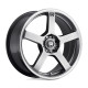 Motegi aluminum wheels Motegi MR116 FS5 wheel 15x6.5 4X100/4X114.3 72.56 ET40, Dark silver | races-shop.com