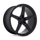 OHM aluminum wheels OHM AMP wheel 22x10 5X120 64.15 ET32, Matte black | races-shop.com