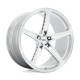OHM aluminum wheels OHM AMP wheel 22x9 5X120 64.15 ET25, Silver machined | races-shop.com