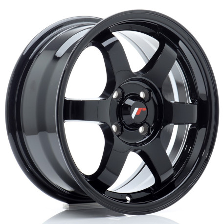 Aluminium wheels Japan Racing JR3 15x7 ET40 4x100 Gloss Black | races-shop.com