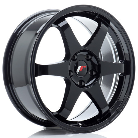 Aluminium wheels Japan Racing JR3 18x8 ET40 5x114,3 Gloss Black | races-shop.com