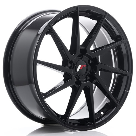 Aluminium wheels Japan Racing JR36 19x8,5 ET40 5x112 Gloss Black | races-shop.com