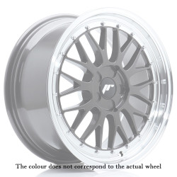 Japan Racing JR23 17x8 ET35 5x120 Gloss Black w/Machined Lip
