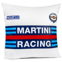 Replica throw pillow SPARCO MARTINI RACING - white