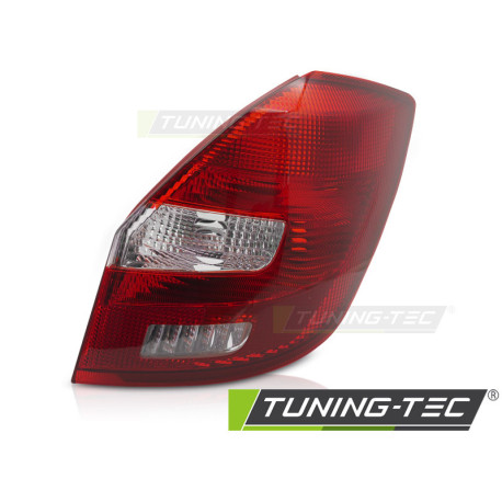 Lighting TAIL LIGHT RED WHITE RIGHT SIDE TYC fits SKODA FABIA 07-14 | races-shop.com