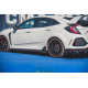 Body kit and visual accessories Racing Durability Side Skirts Diffusers Honda Civic X Type-R | races-shop.com