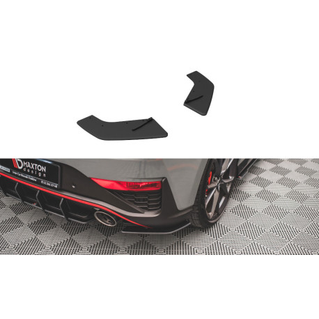Body kit and visual accessories MAXTON DESIGN Street Pro rear side splitters for Hyundai I30 N Hatchback Mk3 Facelift, black | races-shop.com