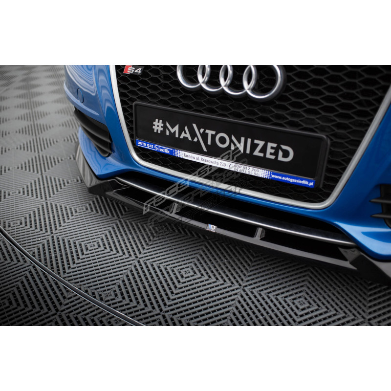 Front Lippe / Front Splitter / Frontansatz V.4 Für Audi A4 B9 S Line Von Maxton Design