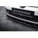 Body kit and visual accessories MAXTON DESIGN front splitter for Volkswagen Polo GTI Mk6 Facelift, glossy black, V1 | races-shop.com