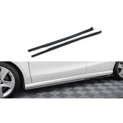 MAXTON DESIGN side skirts diffusers for Mercedes-Benz CLA C117 Facelift, glossy black