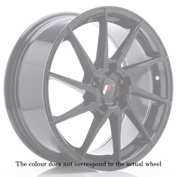 Japan Racing JR36 18x9 ET20-50 5H BLANK Silver Machined Face