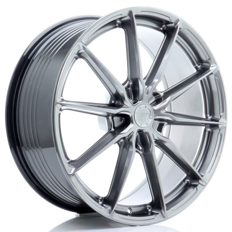Aluminium wheels Japan Racing JR37 21x9 ET10-52 5H BLANK Hyper Black | races-shop.com