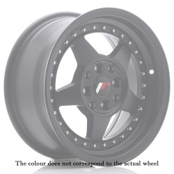 Japan Racing JR6 18x9 ET20-35 5H BLANK Gloss Black w/Machined Lip