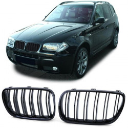 Sport grille double bar performance gloss fit for BMW X3 E83 06-11 DAMAGED