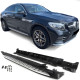 Body kit and visual accessories RACES running boards for Mercedes GLC Coupe C253 16-22, aluminium | races-shop.com