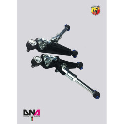 DNA RACING front adjustable suspension arms kit for FIAT 500 Abarth EU