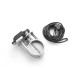 1x input / 2x output RM Motors transverse through-flow silencer 76mm with electric valve | races-shop.com