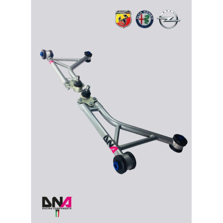 Adjustable arms DNA RACING front suspension arms kit for FIAT GRANDE PUNTO/ABARTH INCL. (2005-2012) | races-shop.com